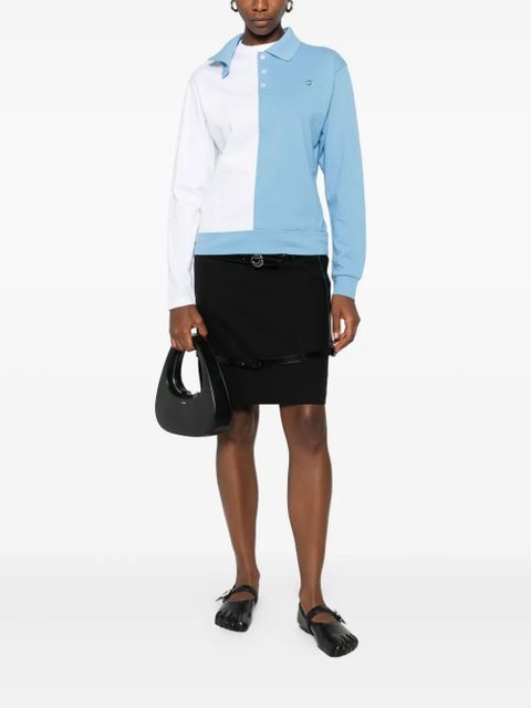 Coperni two-tone panelled polo top - Blue