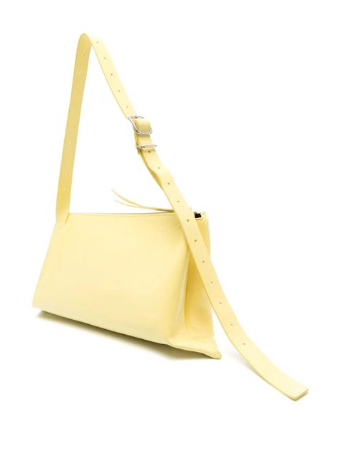 Jil Sander medium folded leather shoulder bag - Yellow