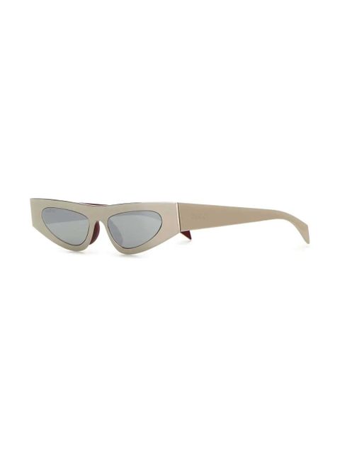 Gucci Eyewear logo-print sunglasses - Silver - zdjęcie produktu nr 2