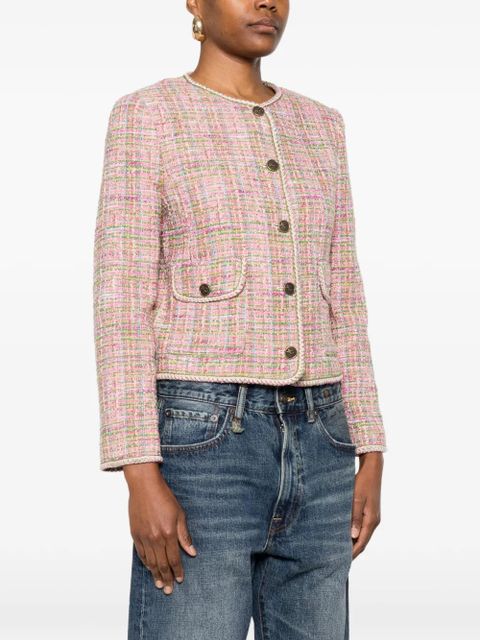 ETRO button-up tweed jacket - Pink