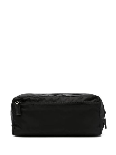 Prada logo plaque make up bag - Black - zdjęcie produktu nr 2