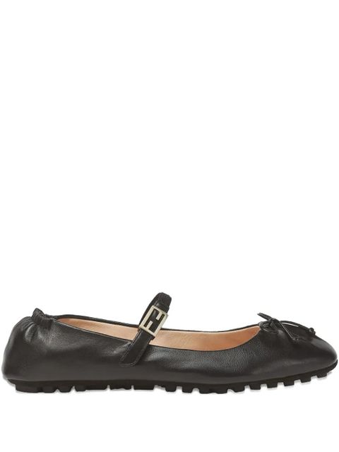 FENDI Baguette ballet flats - Black - zdjęcie produktu nr 1