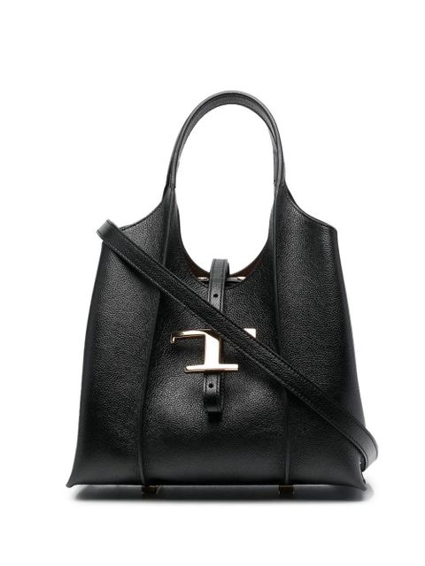 Tod's Timeless logo-plaque tote bag - Black - zdjęcie produktu nr 1