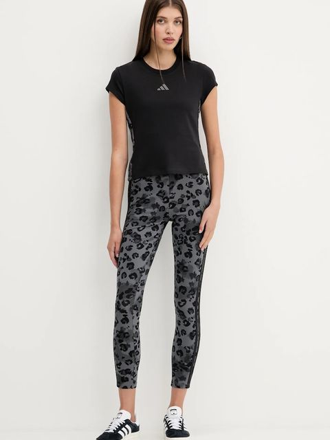 adidas t-shirt 3-Stripes damski kolor czarny KB6008 - zdjęcie produktu nr 2