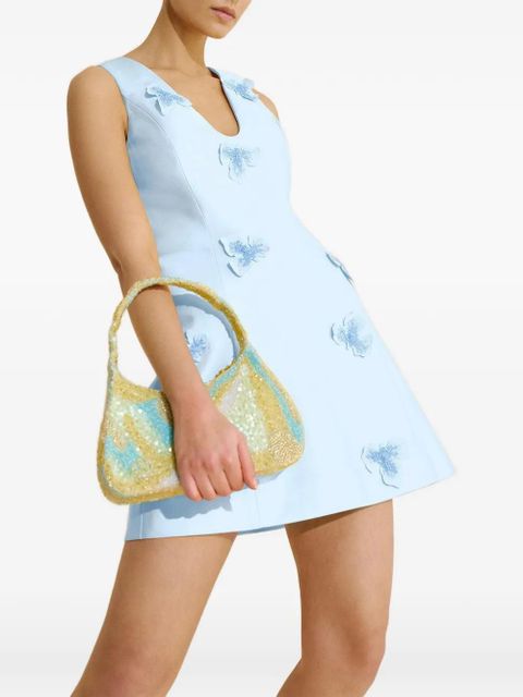Acler Blairhall floral V-neck dress - Blue - zdjęcie produktu nr 2