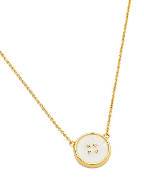 Marc Jacobs logo-plaque pendant necklace - Gold - zdjęcie produktu nr 1