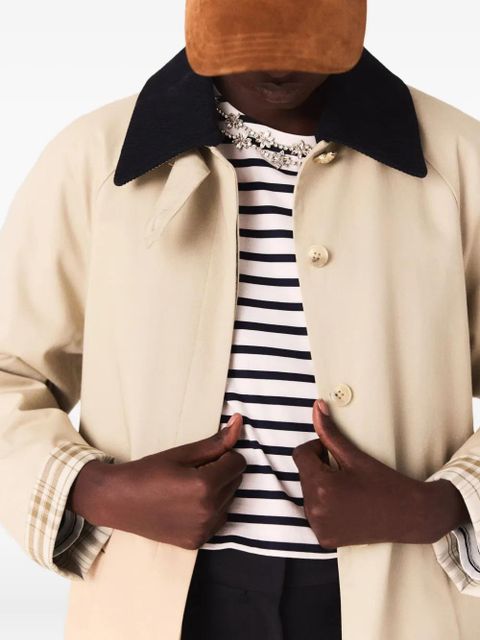 Maje belted trench coat - Neutrals