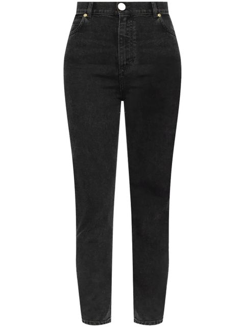 Balmain high-rise slim fit jeans - Black - zdjęcie produktu nr 1