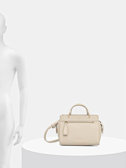 Armani Exchange torebka kolor beżowy XW001554 AF17117