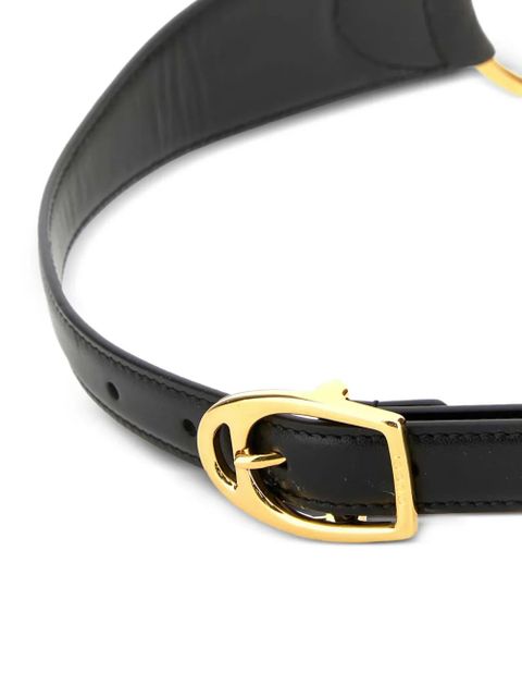Gucci Horsebit-detail leather belt - Gold