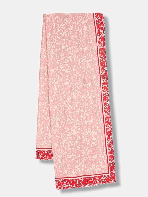 Marc O'Polo szal damski kolor różowy wzorzysty 600802502045 - zdjęcie produktu nr 1