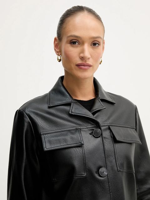 Sisley kurtka kolor czarny przejściowa 2RRDLN05U