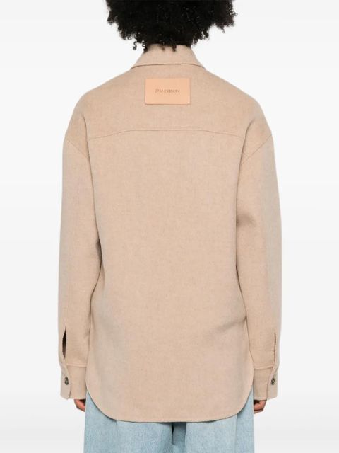 JW Anderson buttoned patch-pocket jacket - Neutrals
