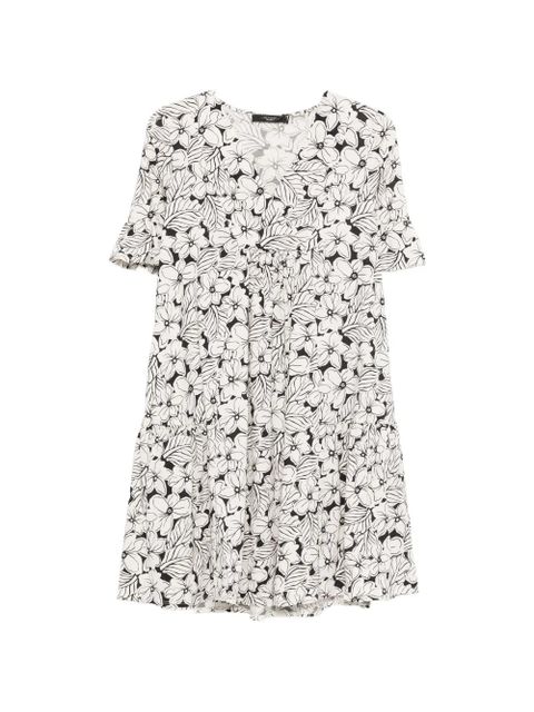 Weekend Max Mara Wkdfuoco floral-print mini dress - White - zdjęcie produktu nr 1