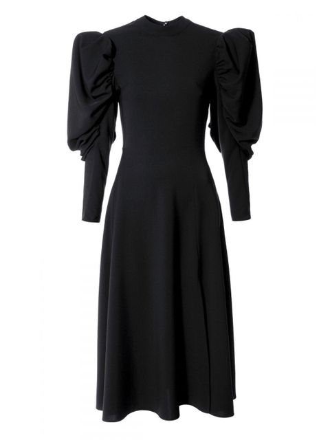 AGGI - Czarna sukienka z rozcięciem Wendy - zdjęcie produktu nr 2