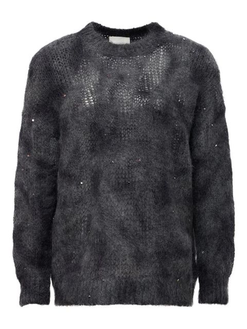 ISABEL MARANT sequin-embellished sweater - Grey