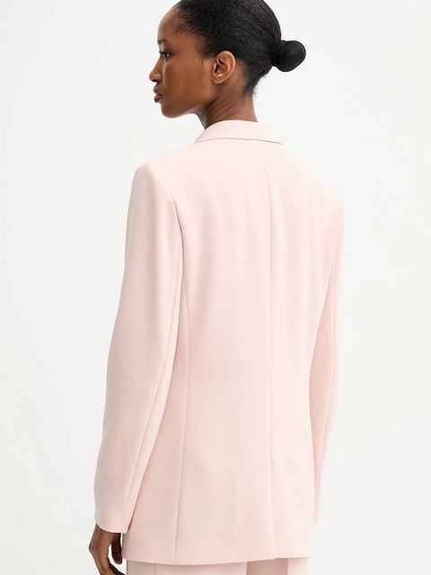 BOSS marynarka Jocaluah kolor różowy jednorzędowa gładka