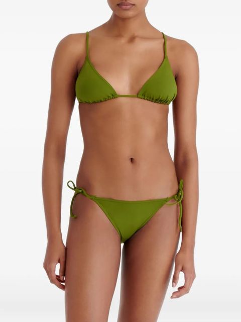 ERES Mouna triangle bikini top - Green
