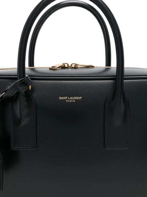 Saint Laurent leather tote bag - Black