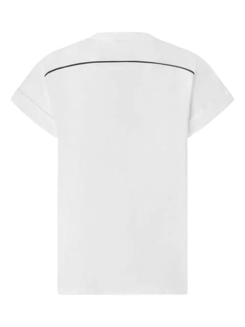 PINKO logo-appliqué T-shirt - White - zdjęcie produktu nr 2