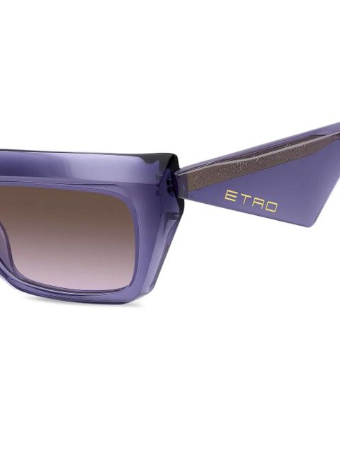 ETRO angular-frame sunglasses - Purple