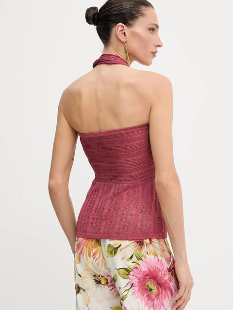 Marciano Guess top GIA damskie kolor czerwony odkryte plecy 5GGR16 5811Z