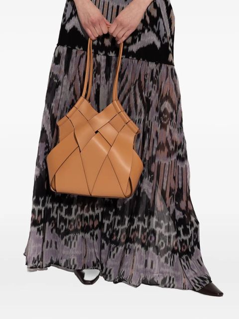 Ulla Johnson Charlotte woven leather tote bag - Brown - zdjęcie produktu nr 2