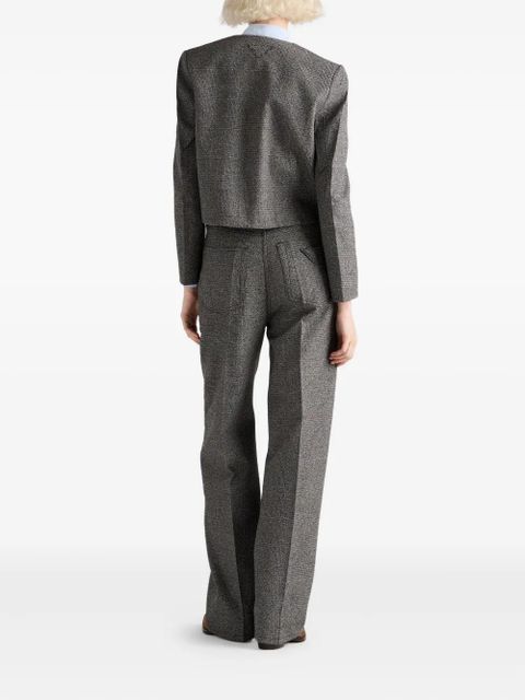 Prada mouliné jacket - Grey - zdjęcie produktu nr 2
