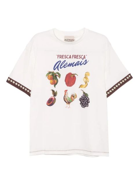 ALEMAIS Mercado T-shirt - White - zdjęcie produktu nr 1