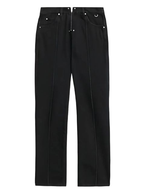 ISABEL MARANT Silviana zip-detail trousers - Black - zdjęcie produktu nr 1