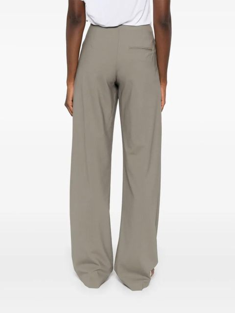 Christopher Esber pleated-front trousers - Green