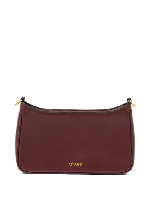 Versace small La Medusa leather shoulder bag - Brown