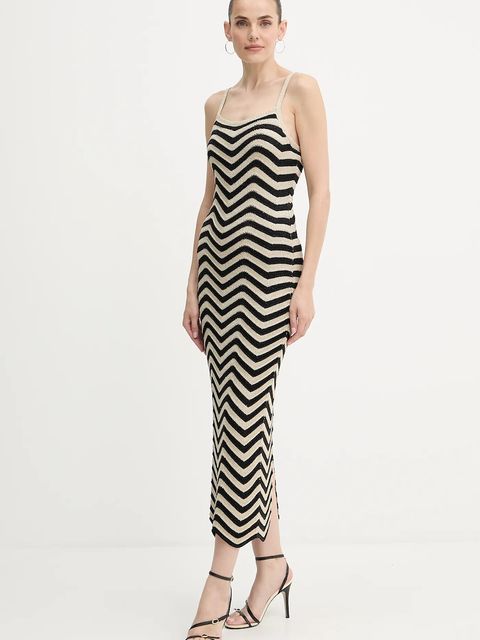 Guess sukienka VERA kolor czarny maxi dopasowana W5YK0V Z0192 - zdjęcie produktu nr 2