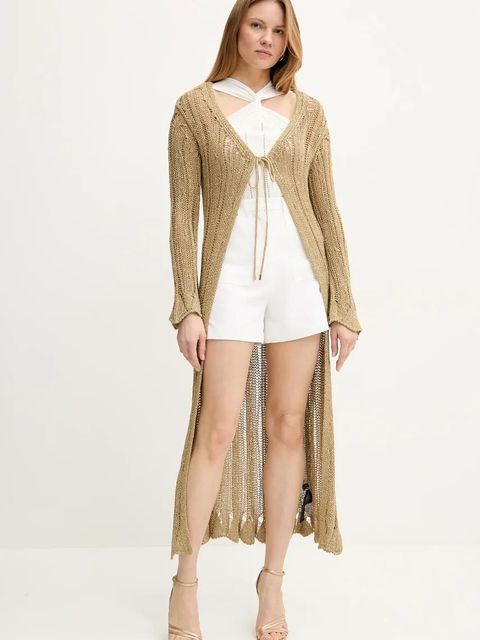 Guess szorty VALENTINA damskie kolor biały gładkie high waist W5GD0I WH9Y2