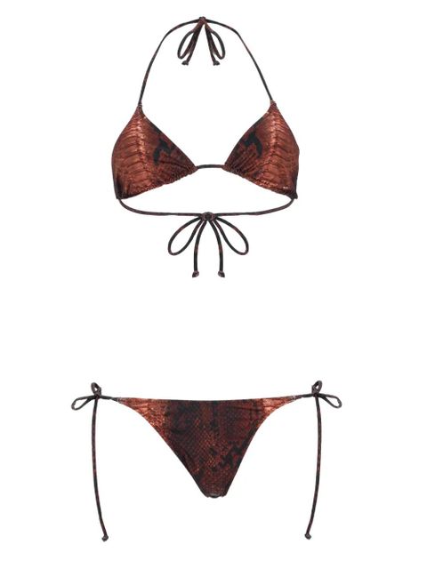 Jean Paul Gaultier printed bikini - Brown - zdjęcie produktu nr 2