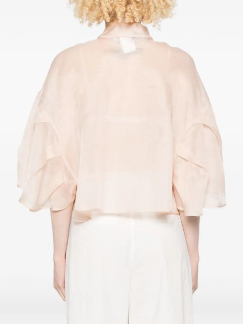 Max Mara Donna flared cape - Pink