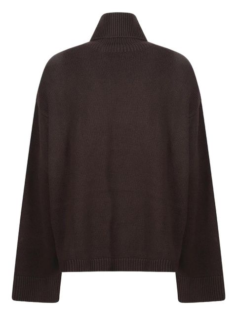 The Frankie Shop Rhea trapeze turtleneck sweater - Brown - zdjęcie produktu nr 2