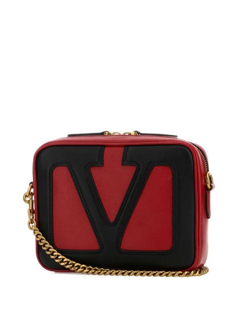 Valentino Garavani appliqué chain cross body bag - Red - zdjęcie produktu nr 2