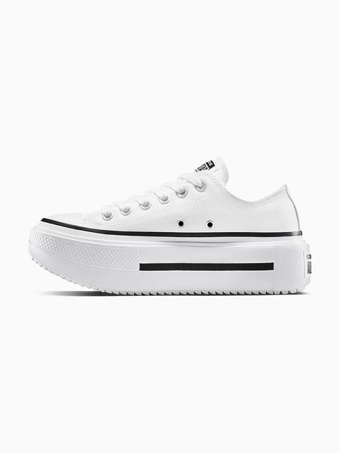 Converse tenisówki Chuck Taylor All Star Lift Double Stack unisex kolor biały A15491C