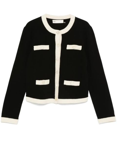 Tory Burch Kendra chunky wool cardigan - Black - zdjęcie produktu nr 1