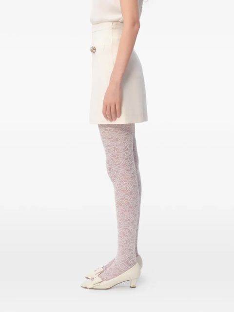 Valentino Garavani crepe couture skirt - Neutrals