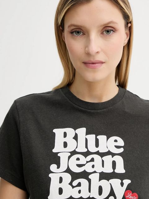 Levi's t-shirt bawełniany damski kolor szary A2226