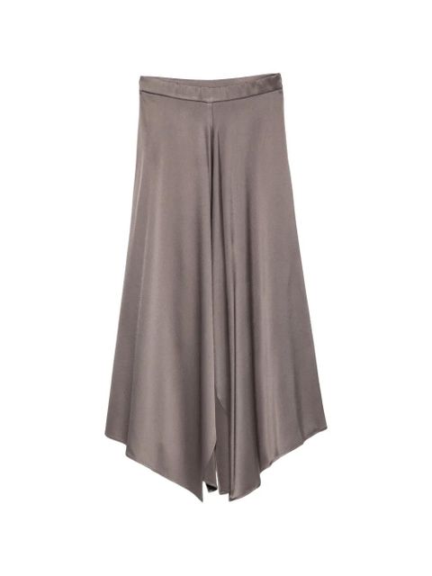 Alysi handkerchief-hem midi skirt - Grey - zdjęcie produktu nr 1