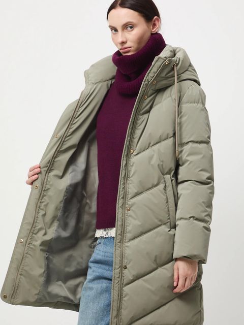 Medicine płaszcz damski kolor zielony