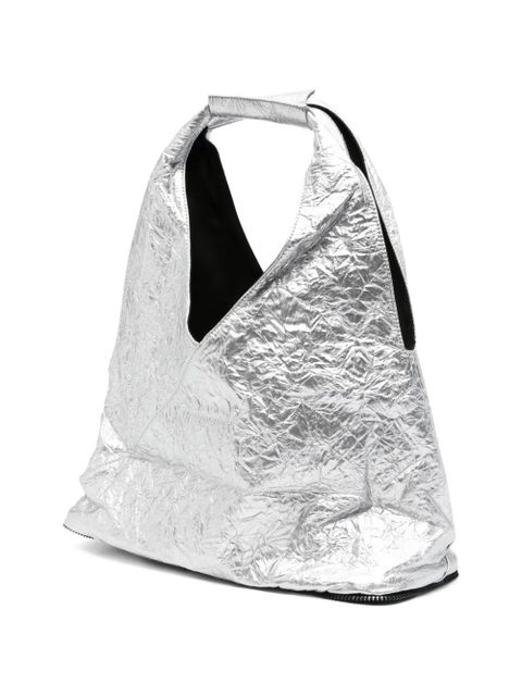 MM6 Maison Margiela textured shoulder bag - Silver