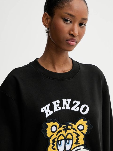 Kenzo bluza bawełniana x Verdy kolor czarny z aplikacją FF58SW2394MF.99J