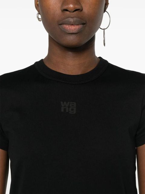 Alexander Wang logo-print cotton T-shirt - Black