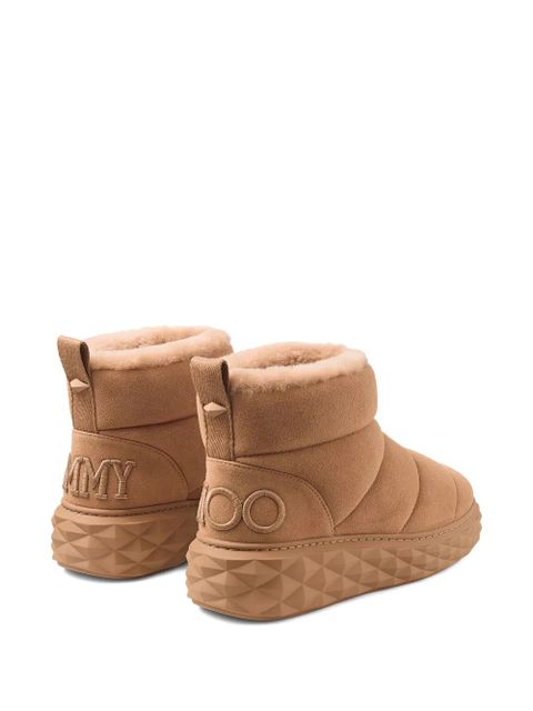 Jimmy Choo quilted Xan boots - Brown