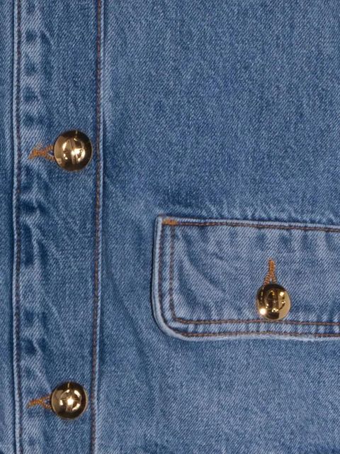 ANINE BING buttoned denim jacket - Blue