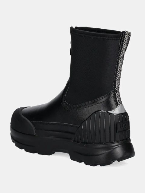 UGG sztyblety Neumel X Zip damskie kolor czarny na platformie lekko ocieplone 1158235-BLK